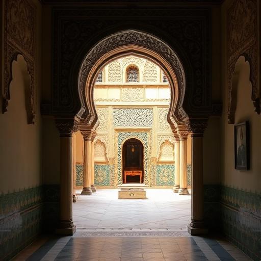 قوس مغربي مزخرف